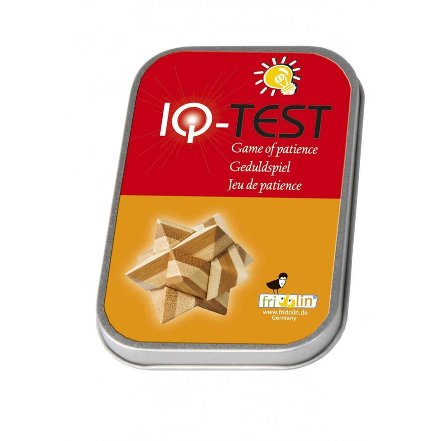 Drewniana gra logiczna IQ Star bamboo, metalowe pudełko: ceny i cechy