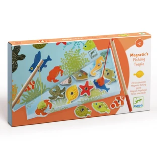 Djeco magnético juego de pesca de peces tropicales