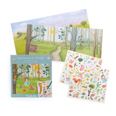 Traslado pegatinas Les Rosalies, Moulin Roty