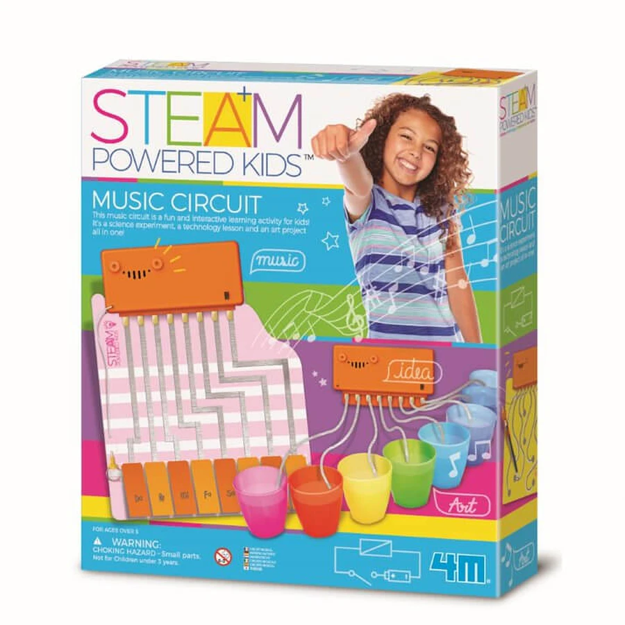 Kit científico de circuito musical, STEAM Kids