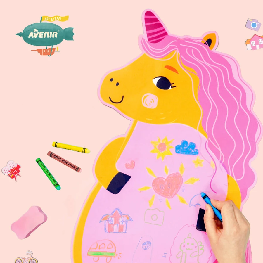 Tablă magnetică de perete-Unicorn