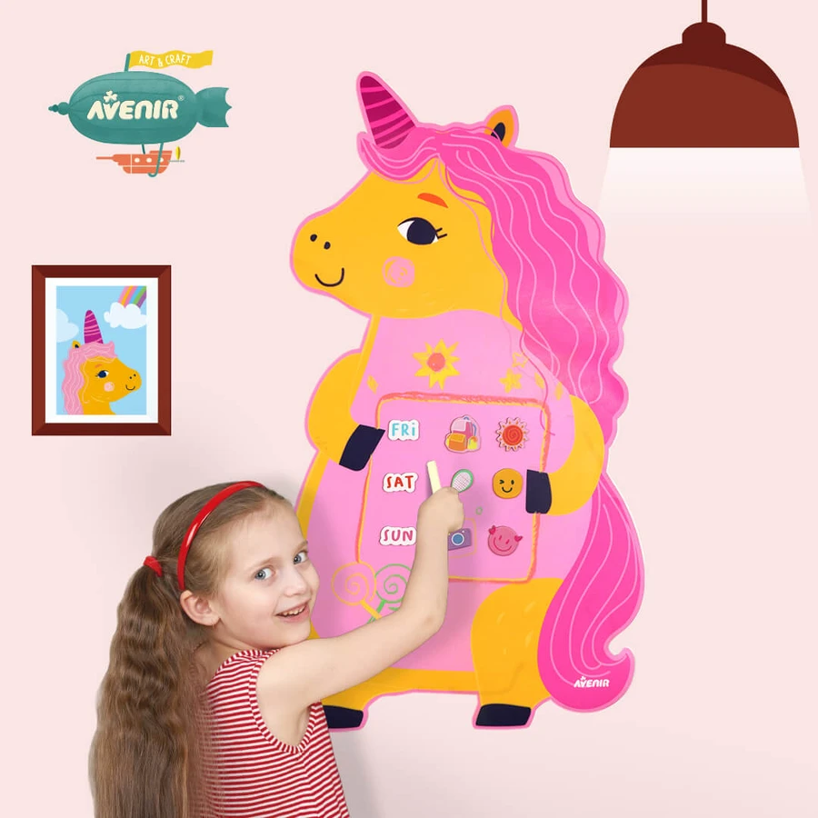 Tablă magnetică de perete-Unicorn
