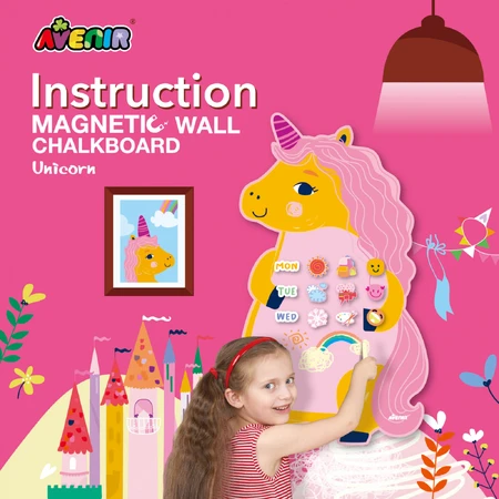 Tablă magnetică de perete-Unicorn