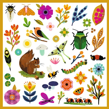 Autocollants Djeco pour le jardin
