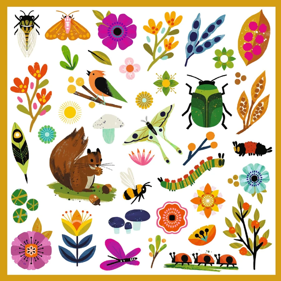 Autocollants Djeco pour le jardin