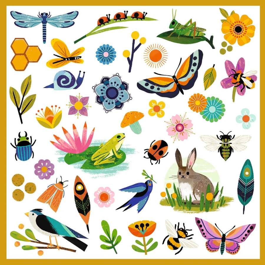 Autocollants Djeco pour le jardin