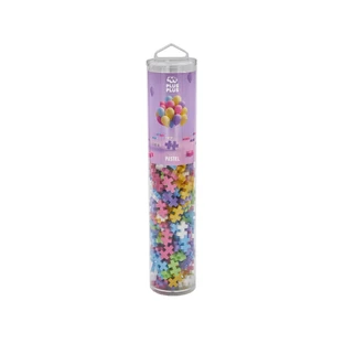 Set di costruzioni Plus-Plus, tubo da 240 pezzi, Mix pastello