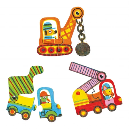 Vehículo móvil Puzzle duo