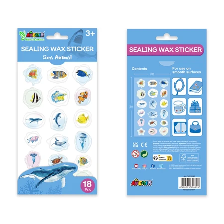 Zeehond imitatie stickers - Onderwaterdieren, Natural Creations collectie