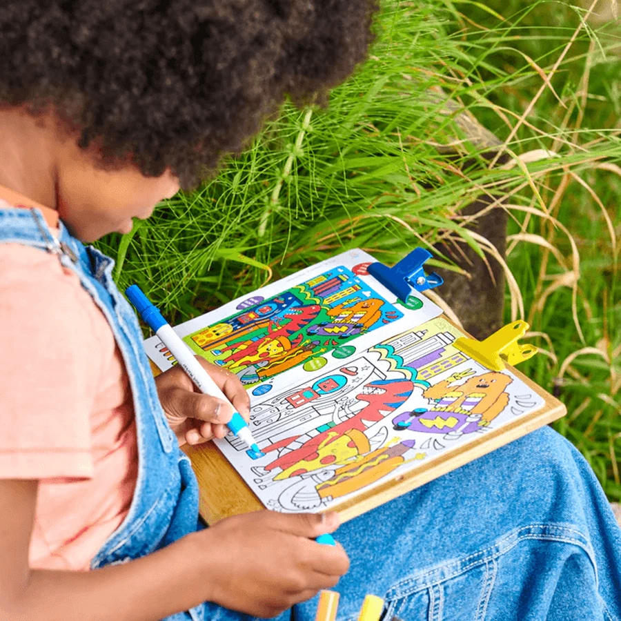 Colortopia creatieve verf-set met stiften - Epic Adventures (Set van 6 dubbele kleuren)