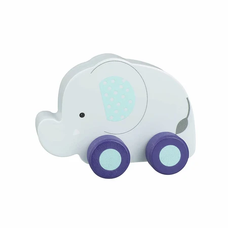 Słoń - drewniana zabawka na kółkach, Orange Tree Toys: ceny i cechy