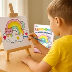 Kit acquerello - Facile da dipingere - Arcobaleno, Pittori giocosi