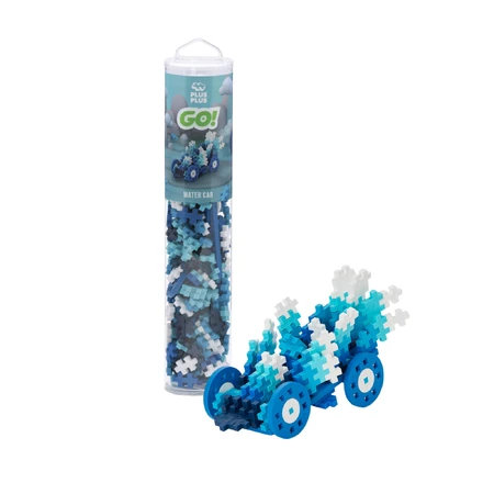 Plus-Plus construction set, 200 pieces tube, Colorful machines - Water