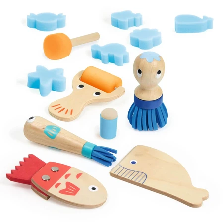 Set de instrumente pentru pictura creativa, Djeco
