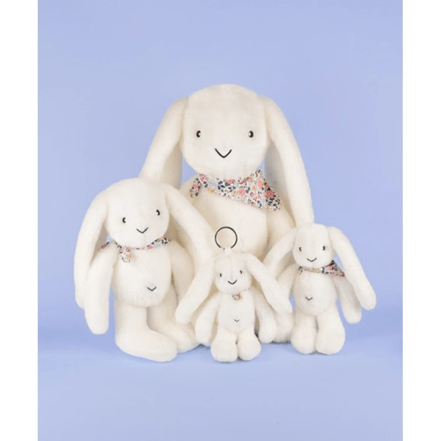 Llavero/accesorio Doudou® - conejitos, 18 cm
