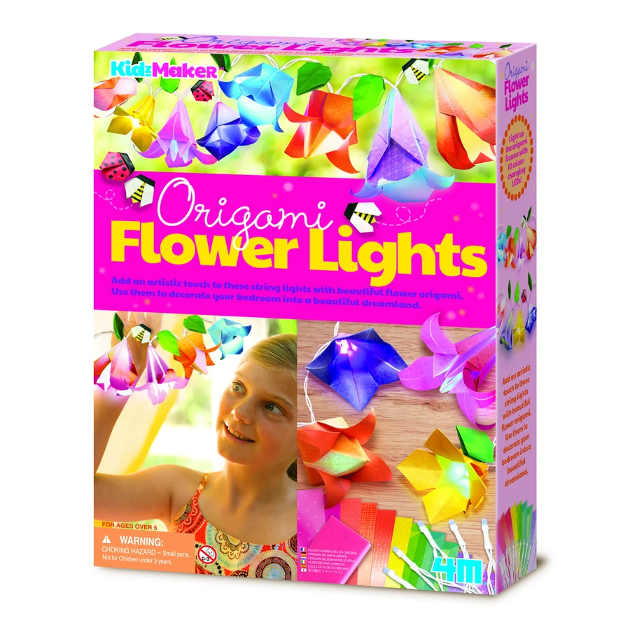 Set de bricolage créatif - Lumières de fleurs en origami