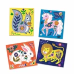 Creatieve set met kralen, dieren en bloemen