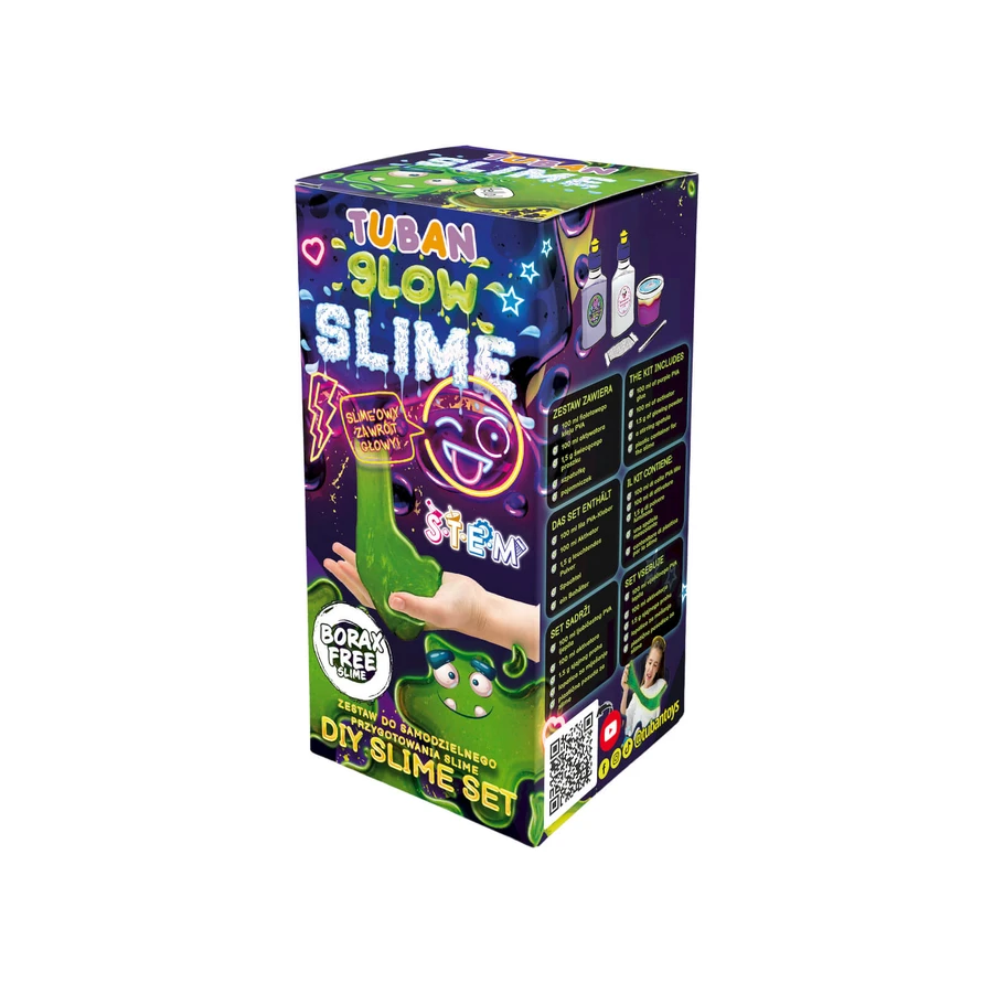 Zestaw do eksperymentów DIY SLIME - GLOW IN THE DARK: ceny i cechy