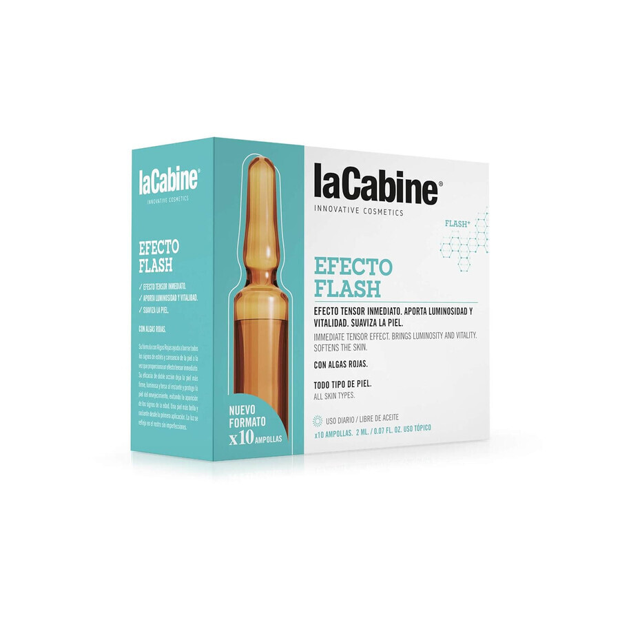 LA CABINE - FLASH EFFECT Ampollas tez 10 x 2ml