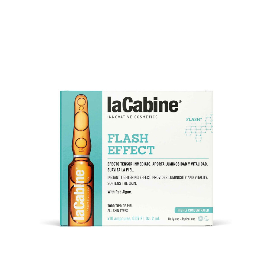 LA CABINE - FLASH EFFECT Ampollas tez 10 x 2ml