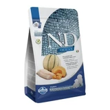 Cibo secco per cani con merluzzo, zucca e melone per cani Puppy Medium e Maxi Ocean N&D, 2,5 kg, Farmina