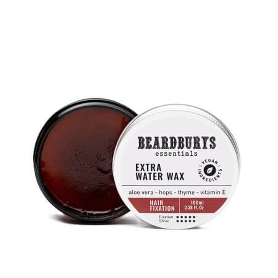 Beardburys Essentials Hair Wax mit Glanz und starkem Halt 100 ml