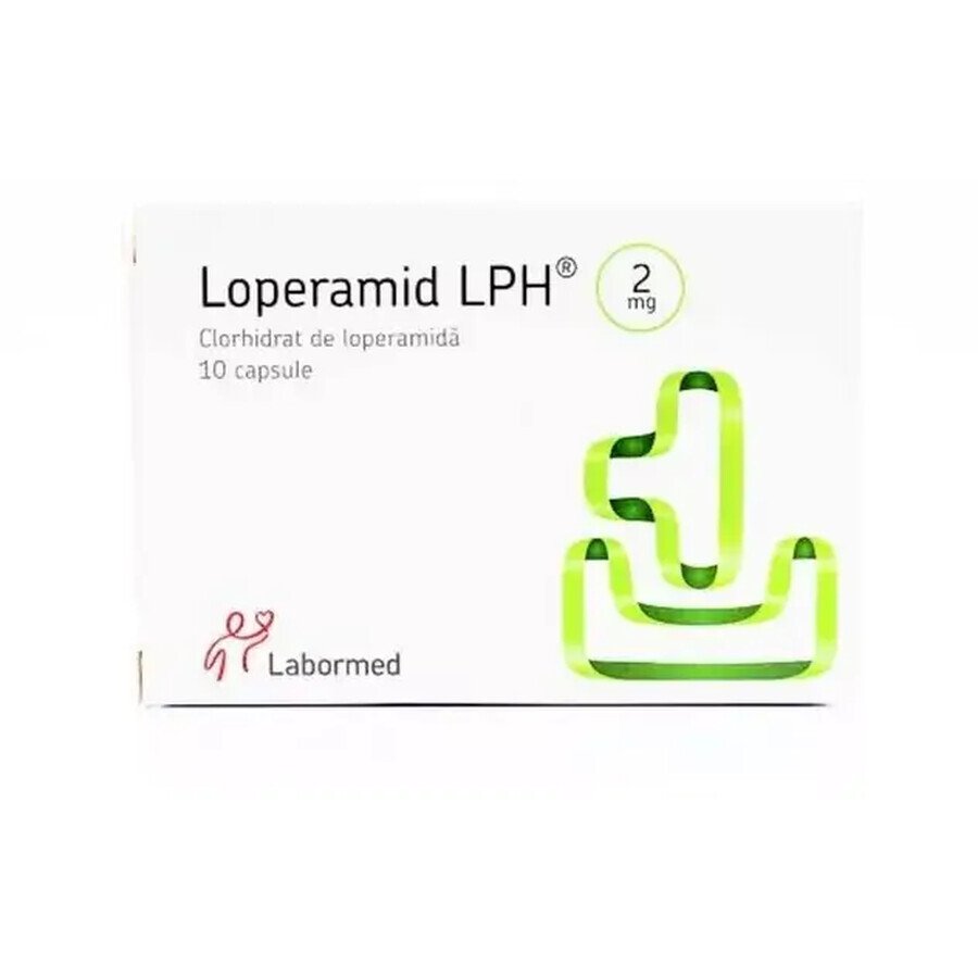 Loperamida LPH 2 mg x 10 cáps.