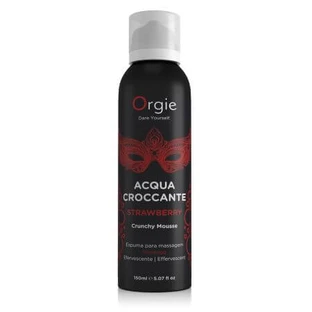 Schiuma da massaggio effervescente con Acqua Croccante al profumo di fragola, 150 ml, Orgie