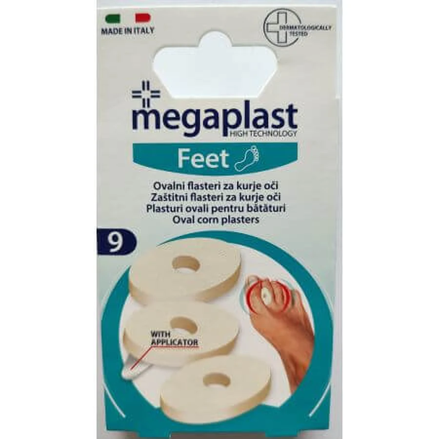 Parches, 9 piezas, Megaplast