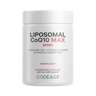 Co-enzym Q-10 Liposomaal CoQ10 Max CodeAge, 60 capsules, GNC