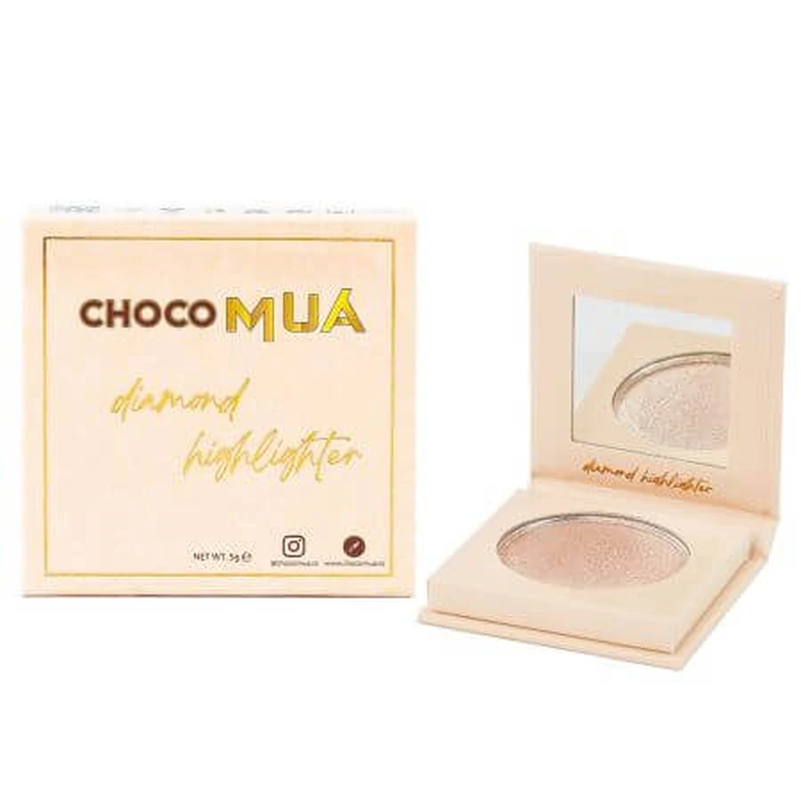 Iluminador Flash Diamond Highlighter, 5 g, Choco Mua