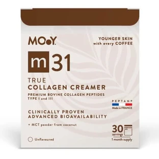 Pudra de colagen bovin cu peptide m31 True Colagen Creamer, 210 g, Molecules of Youth