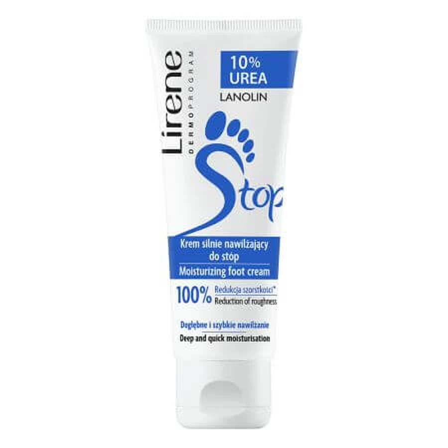 Krem nawilżający do stóp z 10% mocznikiem, 75 ml, Lirene: ceny i cechy