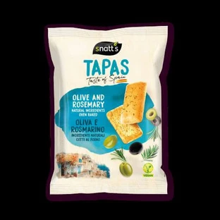 Snack con olive e rosmarino Tapas, 80 g, Grefusa
