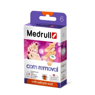 Pansement pour l'élimination du maïs, 6 pièces, Medrull
