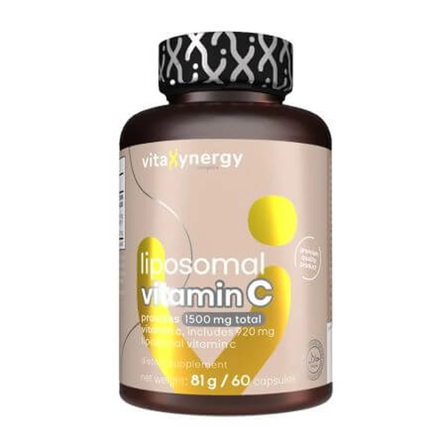 Liposomales Vitamin C, 60 Kapseln, Vitaxynergy