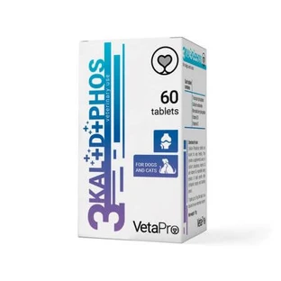 Complex 3 Kal+D+Phos, 60 chewable tablets, Vetapro