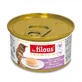 Nassfutter mit Huhn und Shrimps für Katzen Duo Mousse, 85 g, Les Filous