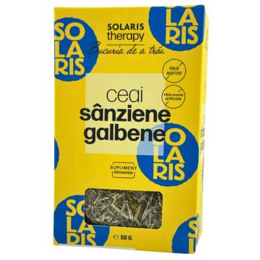 Therapie Gelber Sansiana Tee, 50 Gramm, Solaris