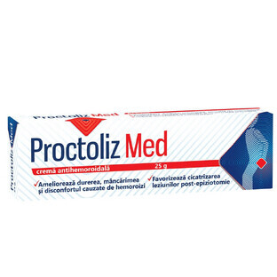 Proctoliz Med anti-haemorrhoidal cream, 25 g, Look Ahead