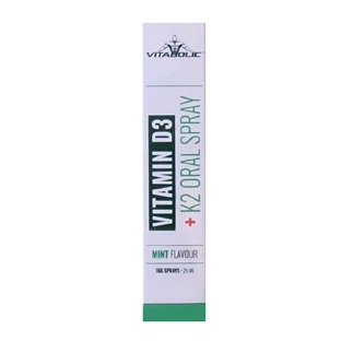 Spray orale con vitamina D3+K2, 25 ml, Vitabolic