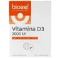 Vitamina D3, 2000 UI, 30 comprimate, Bioeel