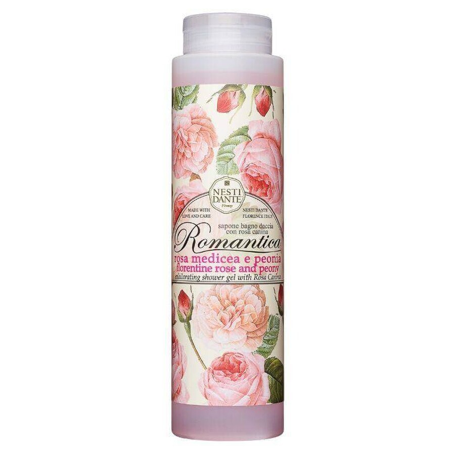 Gel de Ducha Nesti Dante Romantica - Rosa y Peonía x 300 ml