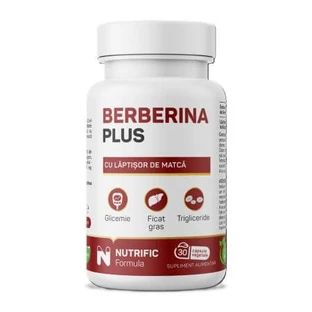 Berberin Plus, 600 mg, 30 vegetarische Kapseln, Nutrific