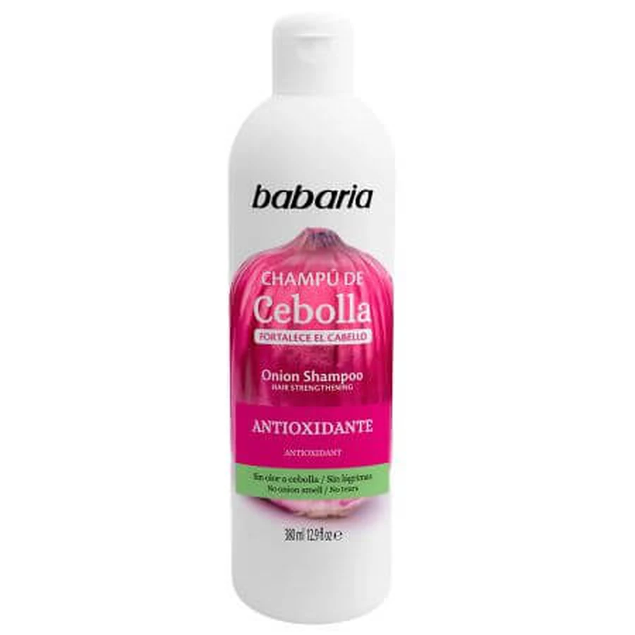 Sampon antioxidant cu extract de ceapa pentru fortifierea parului, 380 ml, Babaria