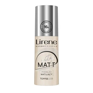 Fond de ten matifiant Toffee 208 City Matt, 30 ml, Lirene