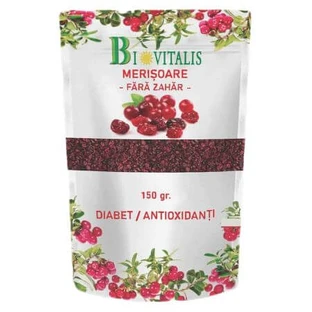 Cranberries without sugar, 150 g, Biovitalis