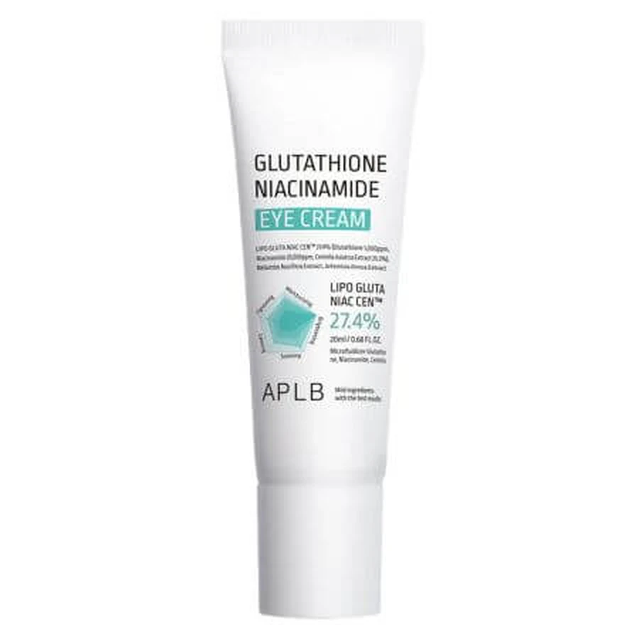 Crème anti-âge pour les yeux au glutathion et au niacinamide, 20 ml, Aplb