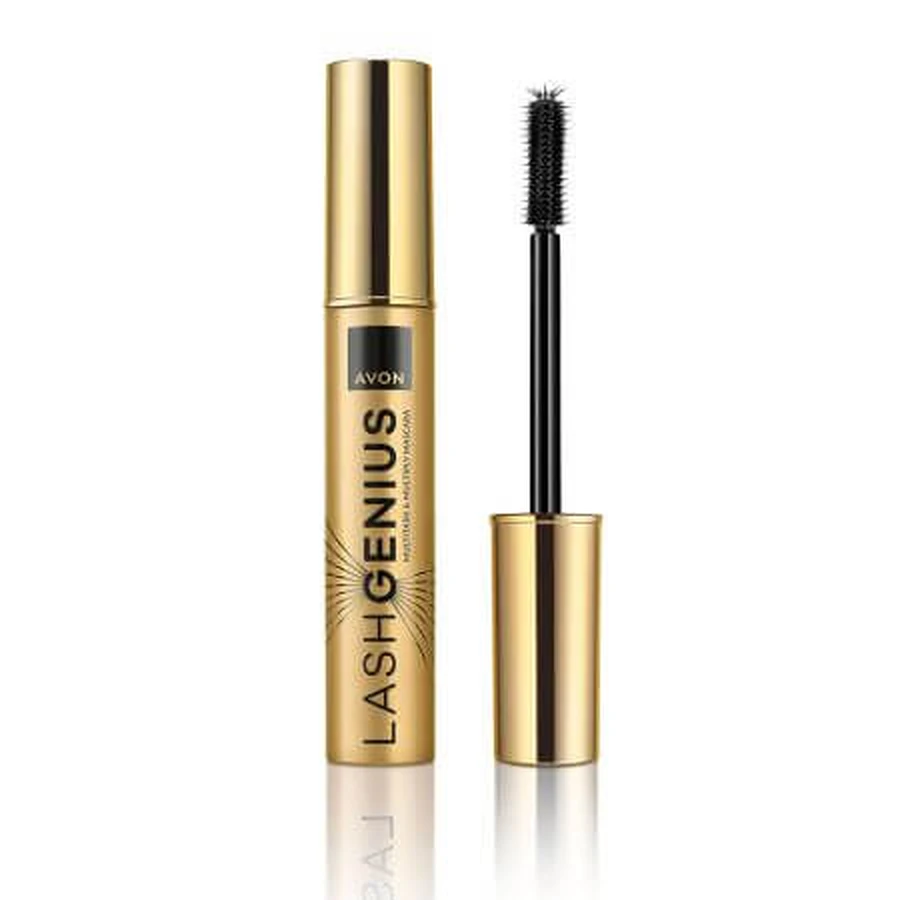 Genius Multitask & Multiply Blackest Black Lash Tusz do rzęs Genius Multitask & Multiply zwiększający objętość i wydłużający rzęsy, 10 ml, Avon: ceny i cechy