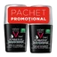 Pachet Deodorant roll-on antiperspirant pentru barbati Invisible Resist 72H, 50 ml + 50 ml, Vichy